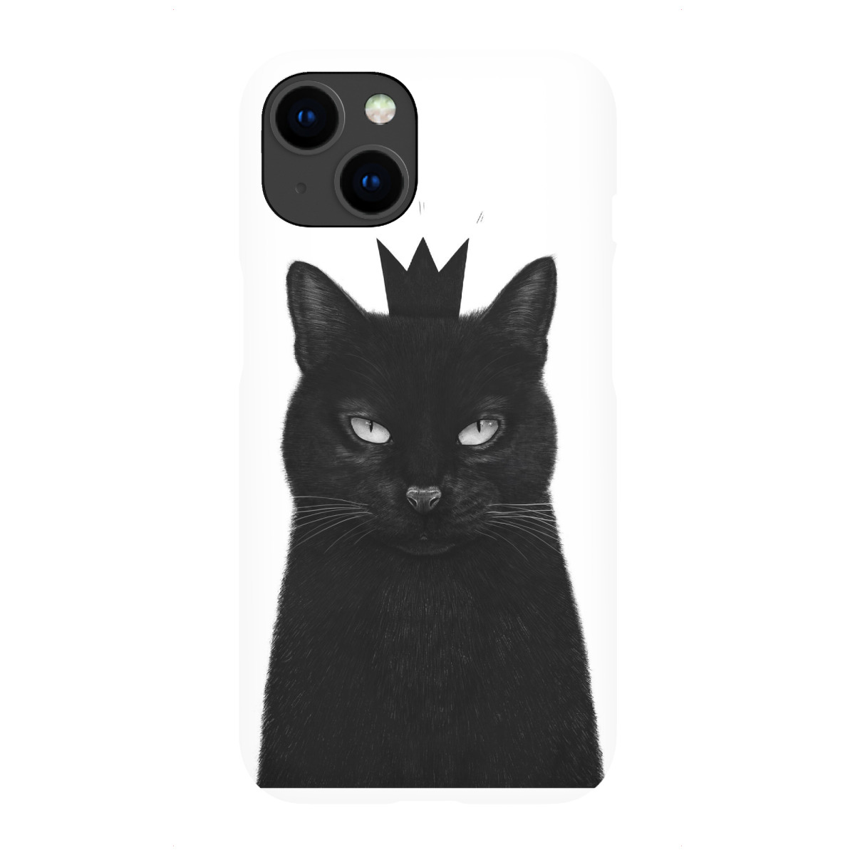 iPhone "King cat" Premium-Case Handyhülle artboxONE