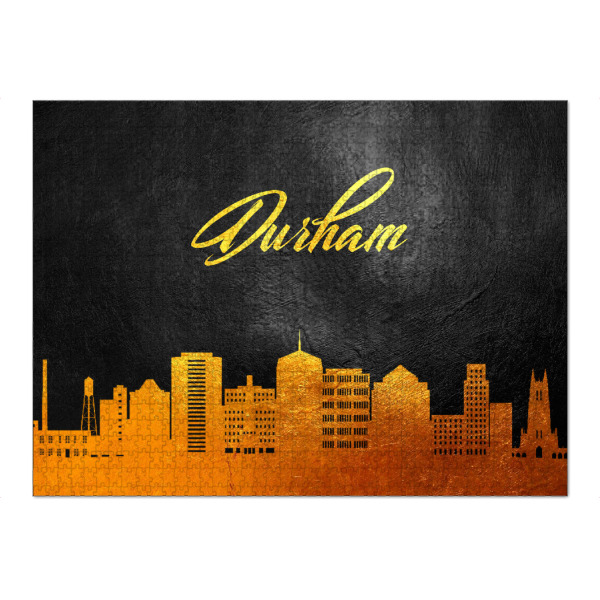 Puzzle Ravensburger "Durham North Carolina Gold" artboxONE - Städte - Durham,North carolina,Gold,Skyline,City,Stadt - Bild durham