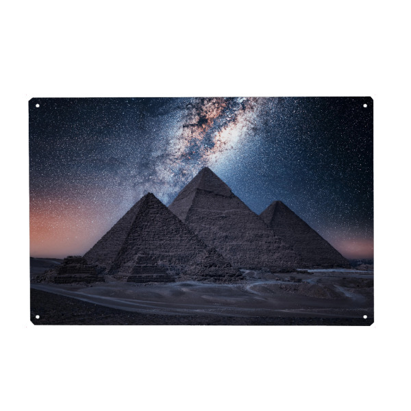 Holzbild "Egyptian Night" artboxONE - Städte,Reise,Architektur,Reise / Afrika,Reise / Länder