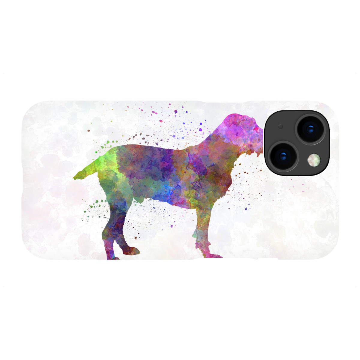 "Spinone in watercolor"für iPhone - Premium-Case Handyhülle artboxONE