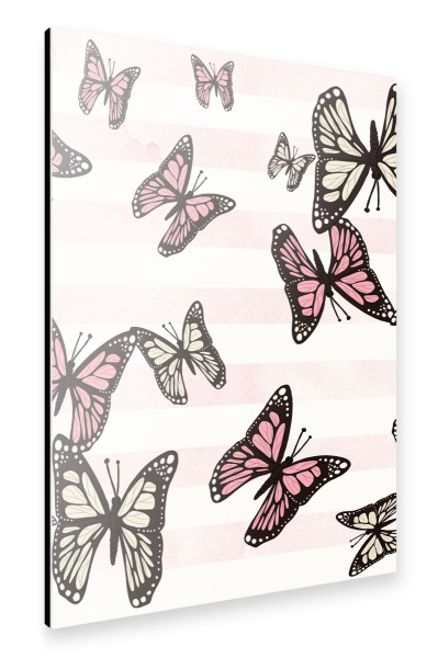Alu-Dibond "Butterfly Pattern" 30x20 cm artboxONE