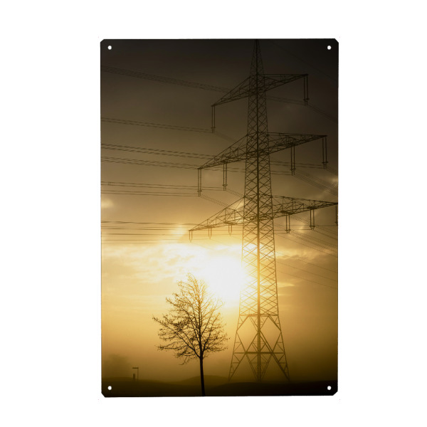 Metall Poster "Power And Nature" artboxONE - Natur,Floral,Architektur