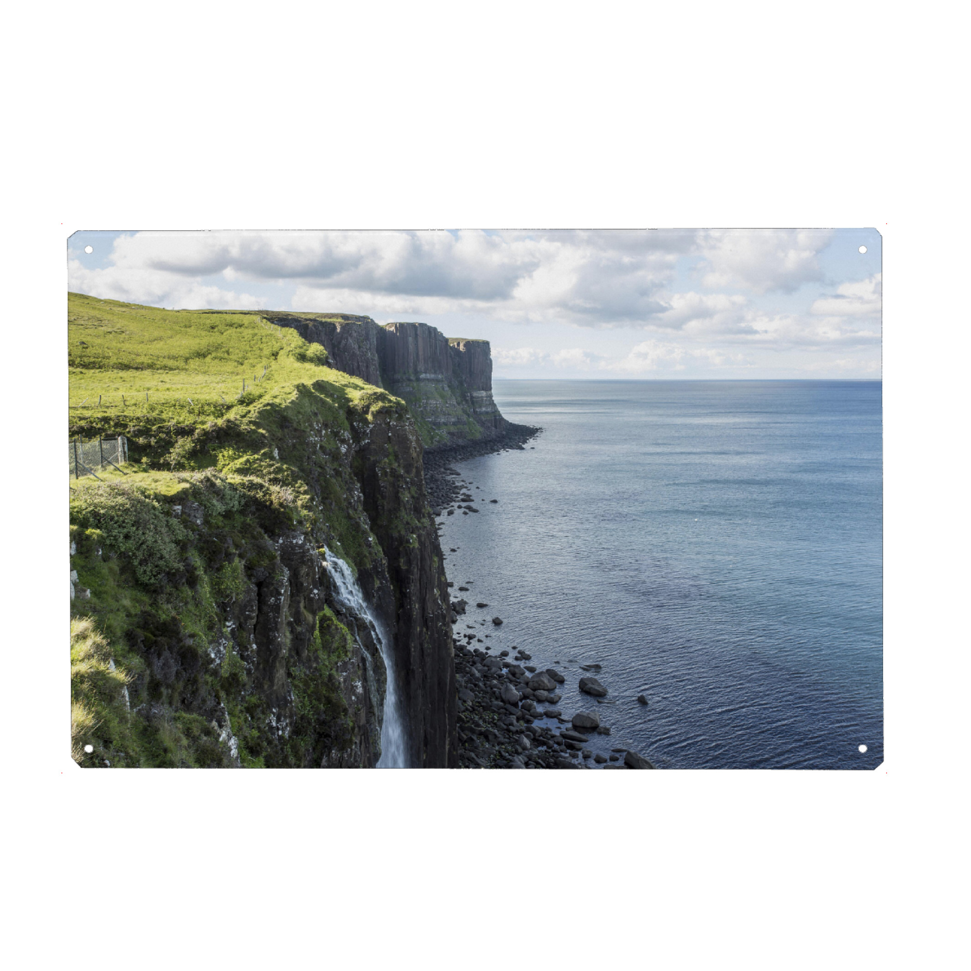 Holzbild "Kilt Rock auf Skye" artboxONE - Natur,Reise,Reise / Länder