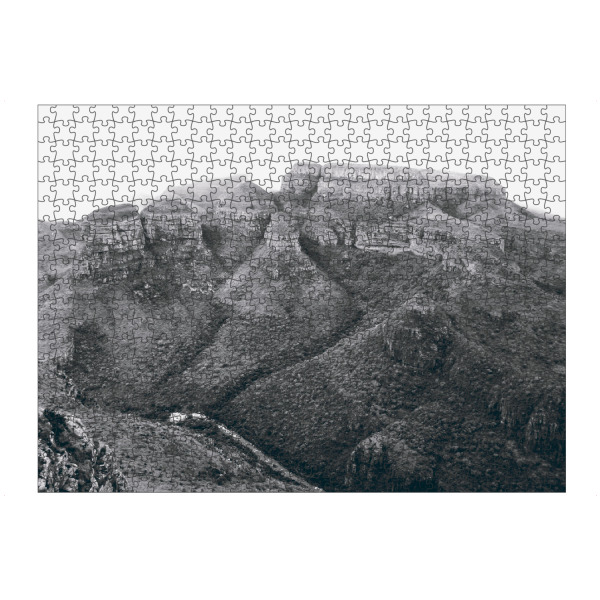 Puzzle Ravensburger "Blyde River Canyon schwarzweiß" artboxONE - Reise,Reise / Afrika,Reise / Länder