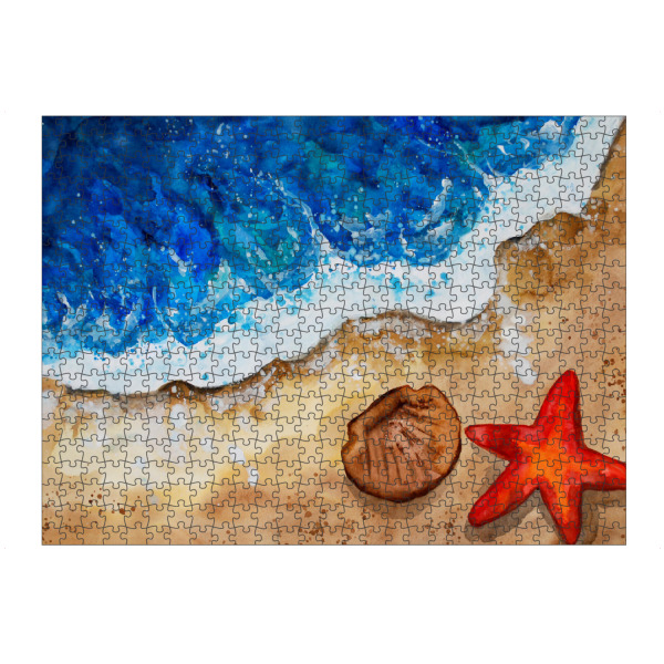 Puzzle Ravensburger "Sommerstrand und Wellen" artboxONE - Natur,Reise