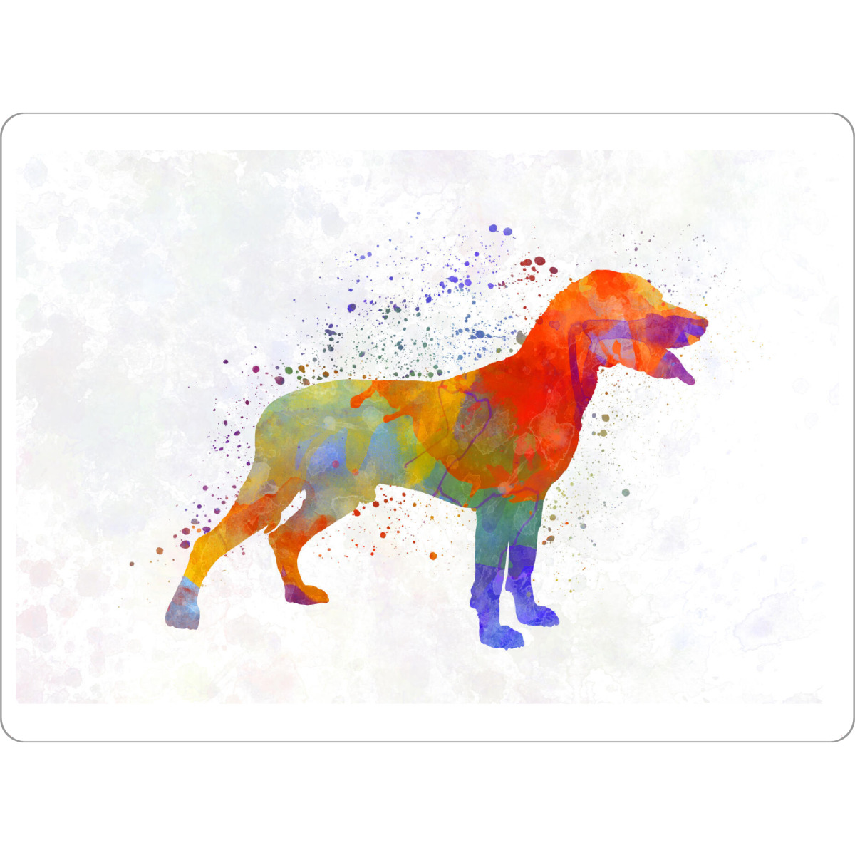 Tischset "Save Valley Scenthound dog" artboxONE - Tiere,Abstrakt - Dog,Pet,Animal,Mammal,Watercolor,Abstract,Hund,Bunt,Colorful - Bild dog