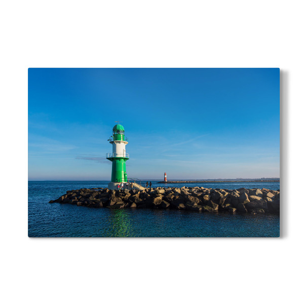Galerie-Print "Ostsee, Mole und Molentürme" 30x20 cm artboxONE