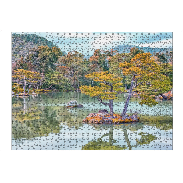 Puzzle Ravensburger "Japanese Garden" artboxONE - Städte,Natur,Reise,Reise / Asien,Reise / Länder