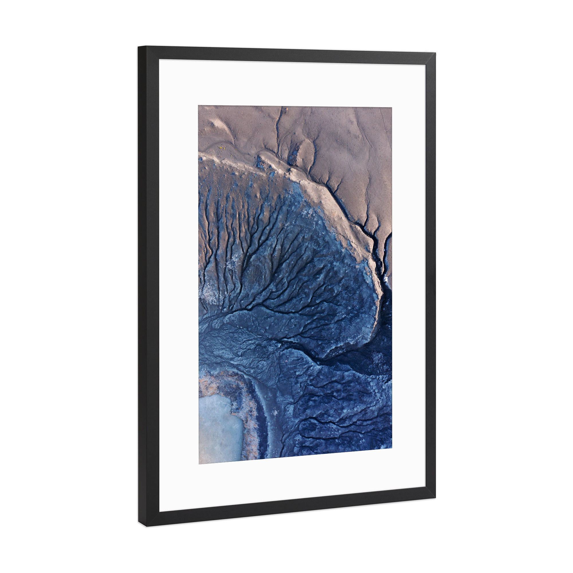 Poster mit Rahmen Schwarz (Metallic) "PASTORA" artboxONE - Natur,Abstrakt - Aerial,Luftaufnahme,Dji,Mavic,Pro,Vulkan,Allgäu,Natur,Nature,Drone