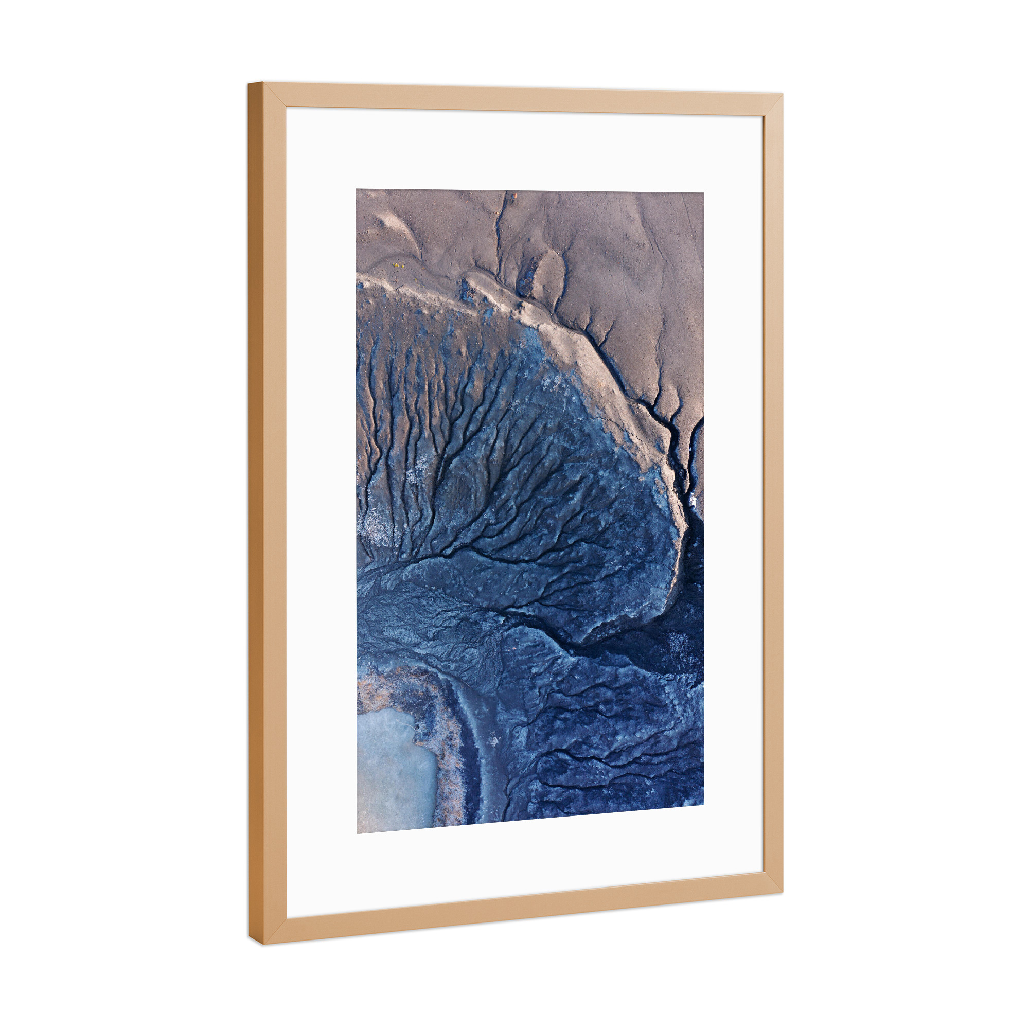 Poster mit Rahmen Kupfer "PASTORA" artboxONE - Natur,Abstrakt - Aerial,Luftaufnahme,Dji,Mavic,Pro,Vulkan,Allgäu,Natur,Nature,Drone