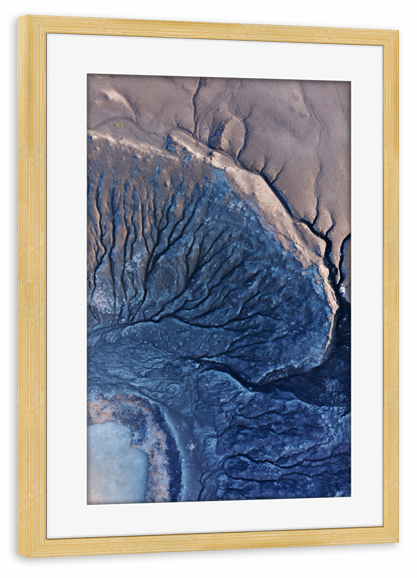 Poster mit Rahmen kiefer "PASTORA" artboxONE - Natur,Abstrakt - Aerial,Luftaufnahme,Dji,Mavic,Pro,Vulkan,Allgäu,Natur,Nature,Drone