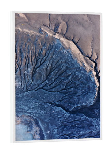 Poster mit weißem Rahmen "PASTORA" artboxONE - Natur,Abstrakt - Aerial,Luftaufnahme,Dji,Mavic,Pro,Vulkan,Allgäu,Natur,Nature,Drone