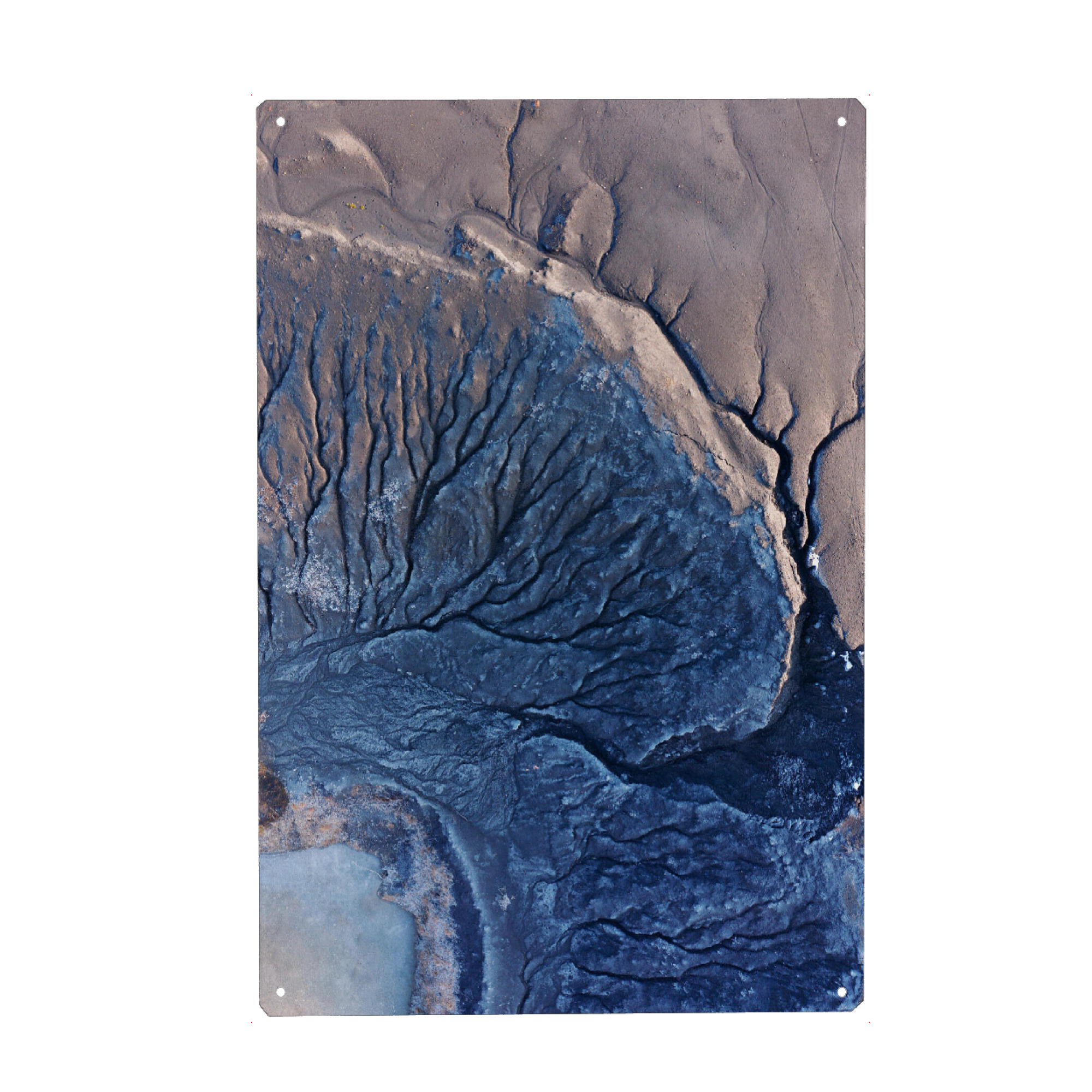 Holzbild "PASTORA" artboxONE - Natur,Abstrakt - Aerial,Luftaufnahme,Dji,Mavic,Pro,Vulkan,Allgäu,Natur,Nature,Drone