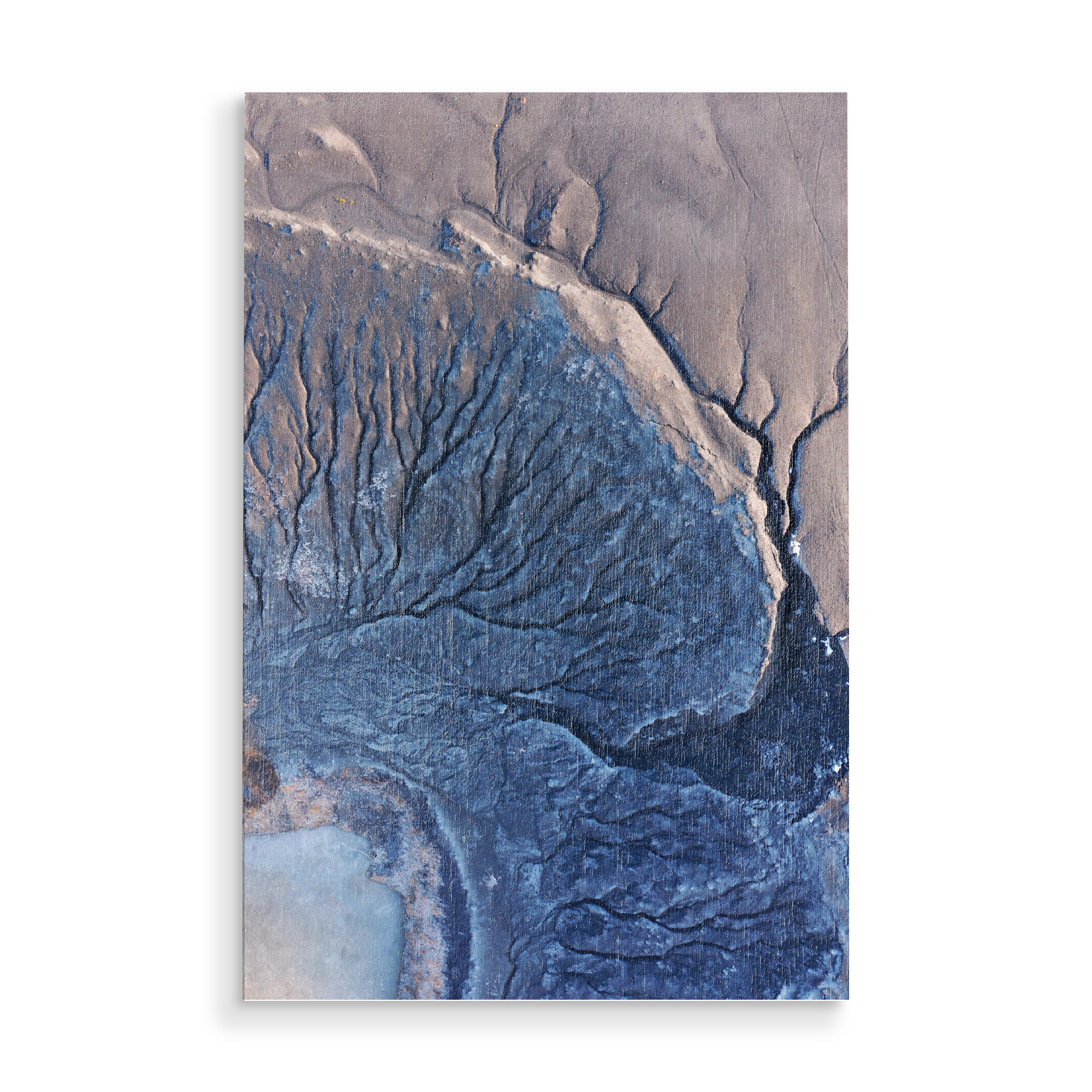 Holzbild "PASTORA" artboxONE - Natur,Abstrakt - Aerial,Luftaufnahme,Dji,Mavic,Pro,Vulkan,Allgäu,Natur,Nature,Drone