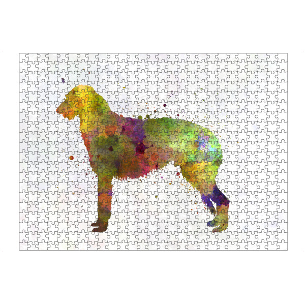 Puzzle Ravensburger "Deerhound in watercolor" artboxONE - Tiere,Abstrakt