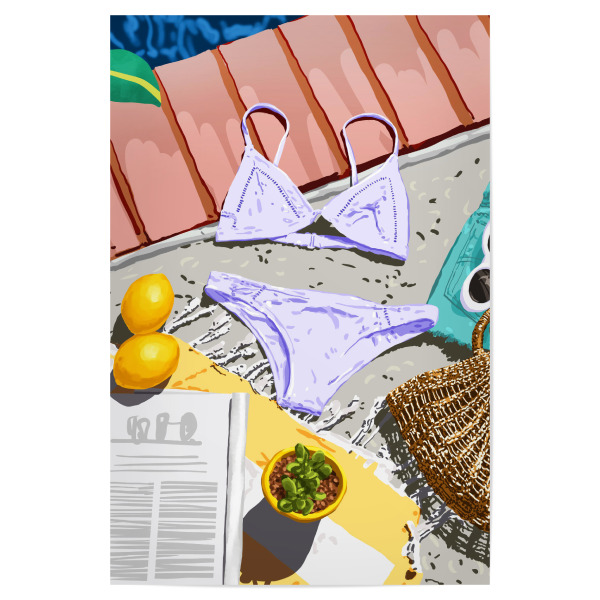 Poster 30x20 cm "Summer on my mind" artboxONE - Fashion,Lustig