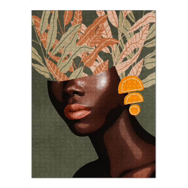 Puzzle Ravensburger "Boho Floral by Tas" artboxONE - Natur,Floral,Abstrakt