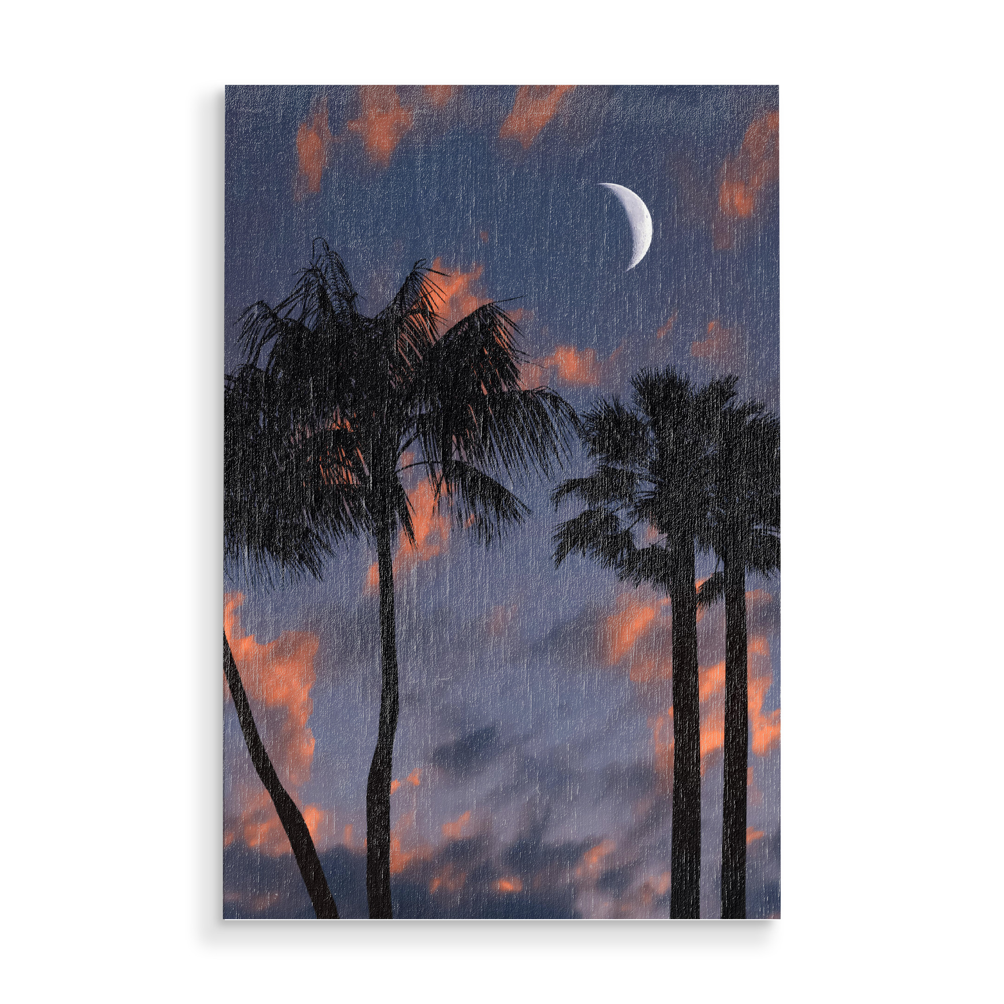 Holzbild "Tropical Night" artboxONE - Natur,Reise,Reise / Strand und Meer,Reise / Asien,Reise / Länder