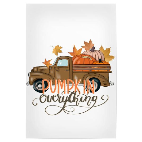 Poster "Pumpkin Everything | Autumn Truck" artboxONE - Floral,Automobile,Essen & Trinken / Obst & Gemüse,Festivals,Halloween