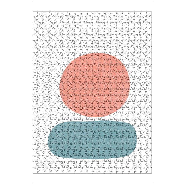 Puzzle Ravensburger "Minimale Sonne und Meer" artboxONE - Abstrakt,Geometrie