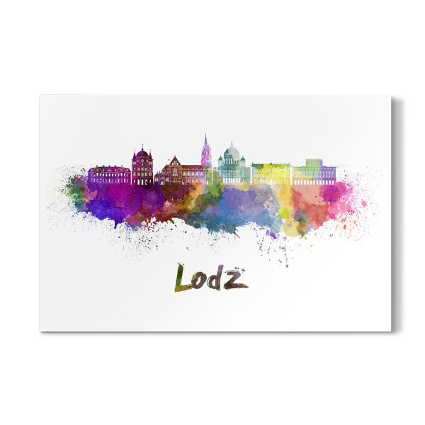 Galerie-Print "LODZ skyline in watercolor-b" 30x20 cm artboxONE