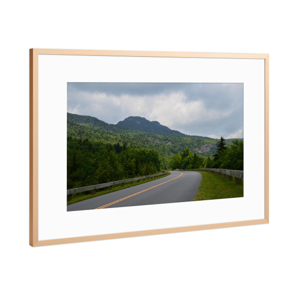 Poster mit Rahmen Kupfer "Grandfather Mountain" artboxONE - Reise,Reise / Länder