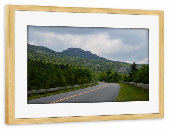 Poster mit Rahmen kiefer "Grandfather Mountain" artboxONE - Reise,Reise / Länder