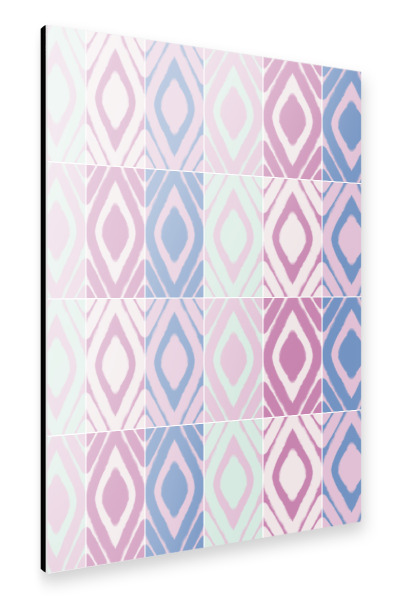 Alu-Dibond "Lovely Airy Pattern Tiles" 30x20 cm artboxONE