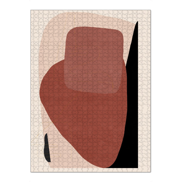 Puzzle Ravensburger "Vase Nature" artboxONE - Abstrakt,Geometrie - Geometric,Flower,Leaf,Shape,Modern,New,Vase,Abstrakt,Formen,Shapes,Abstract