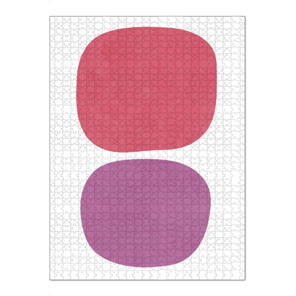 Puzzle Ravensburger "Minimal Sunset Colors" artboxONE - Abstrakt,Geometrie