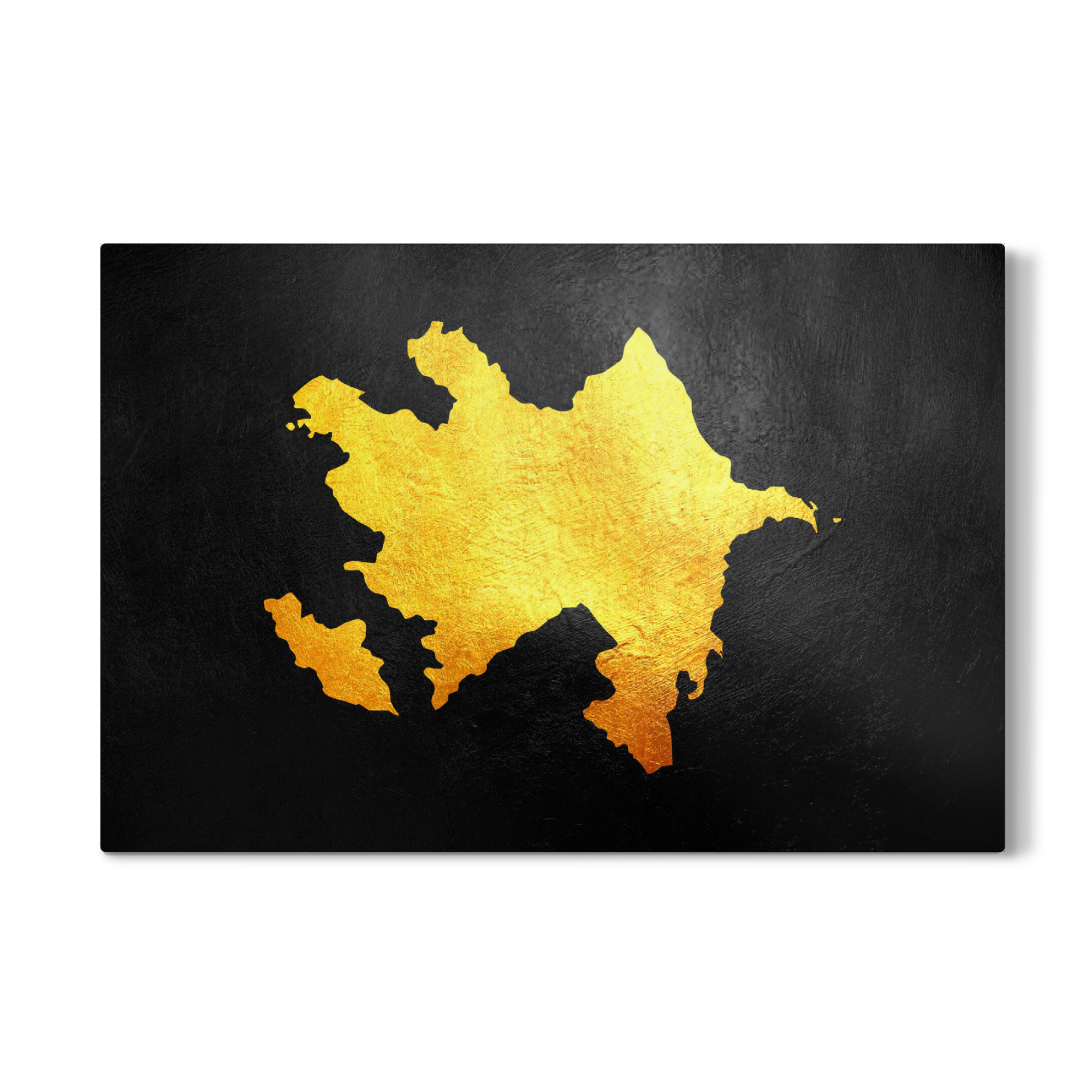 Galerie-Print "Azerbaijan Gold Map" 75x50 cm artboxONE