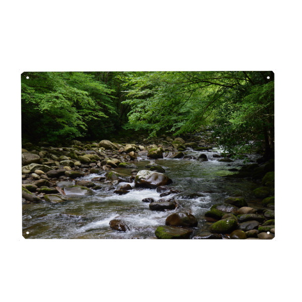 Holzbild "Der wilde Bach" artboxONE - Natur,Reise,Reise / Länder