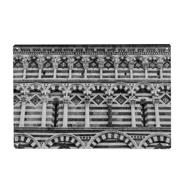 Metall Poster "Toscana Architecture: stripes" artboxONE - Städte,Architektur,Reise / Länder,Marmor