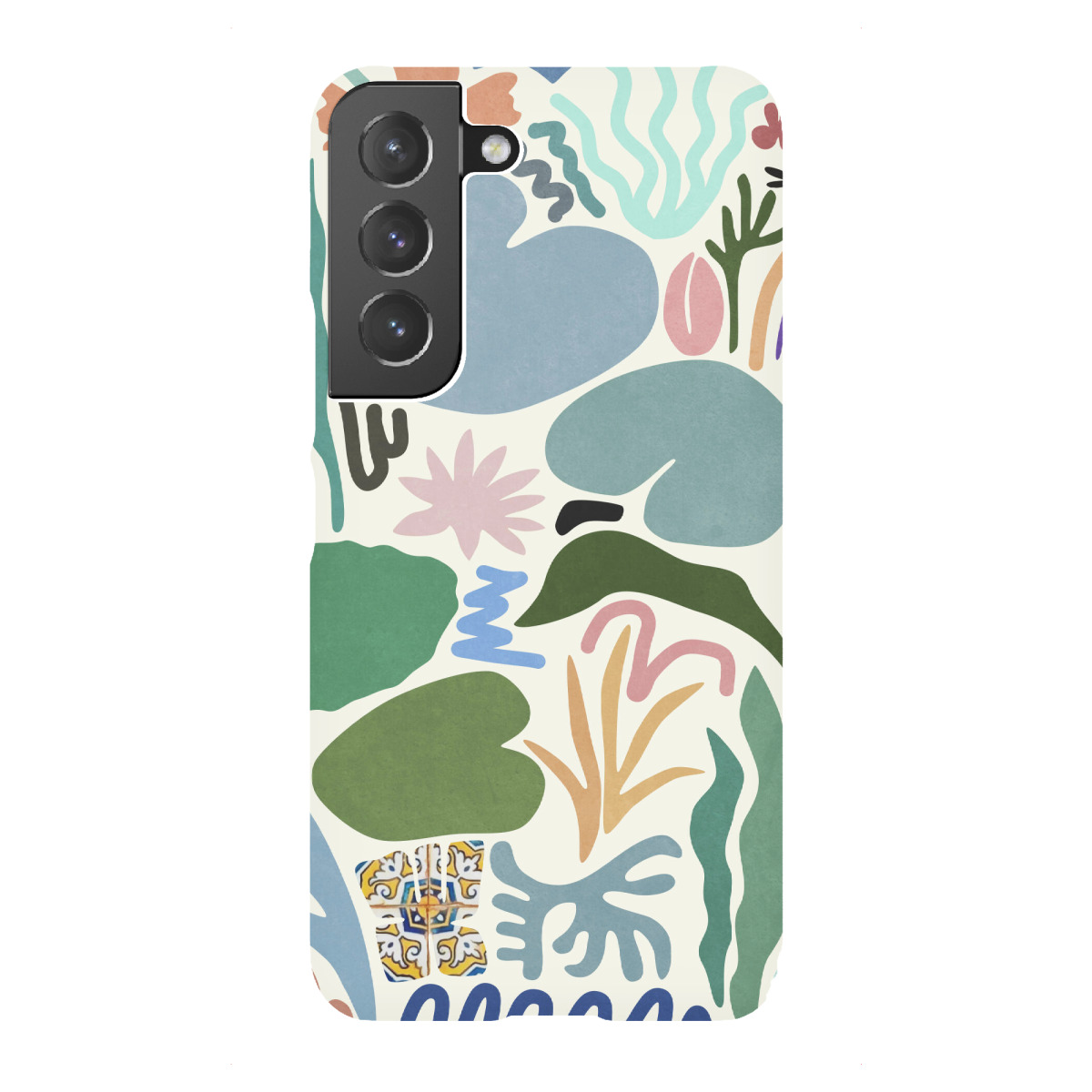 Samsung Galaxy "Lily Pond Collage" Premium-Case Handyhülle artboxONE