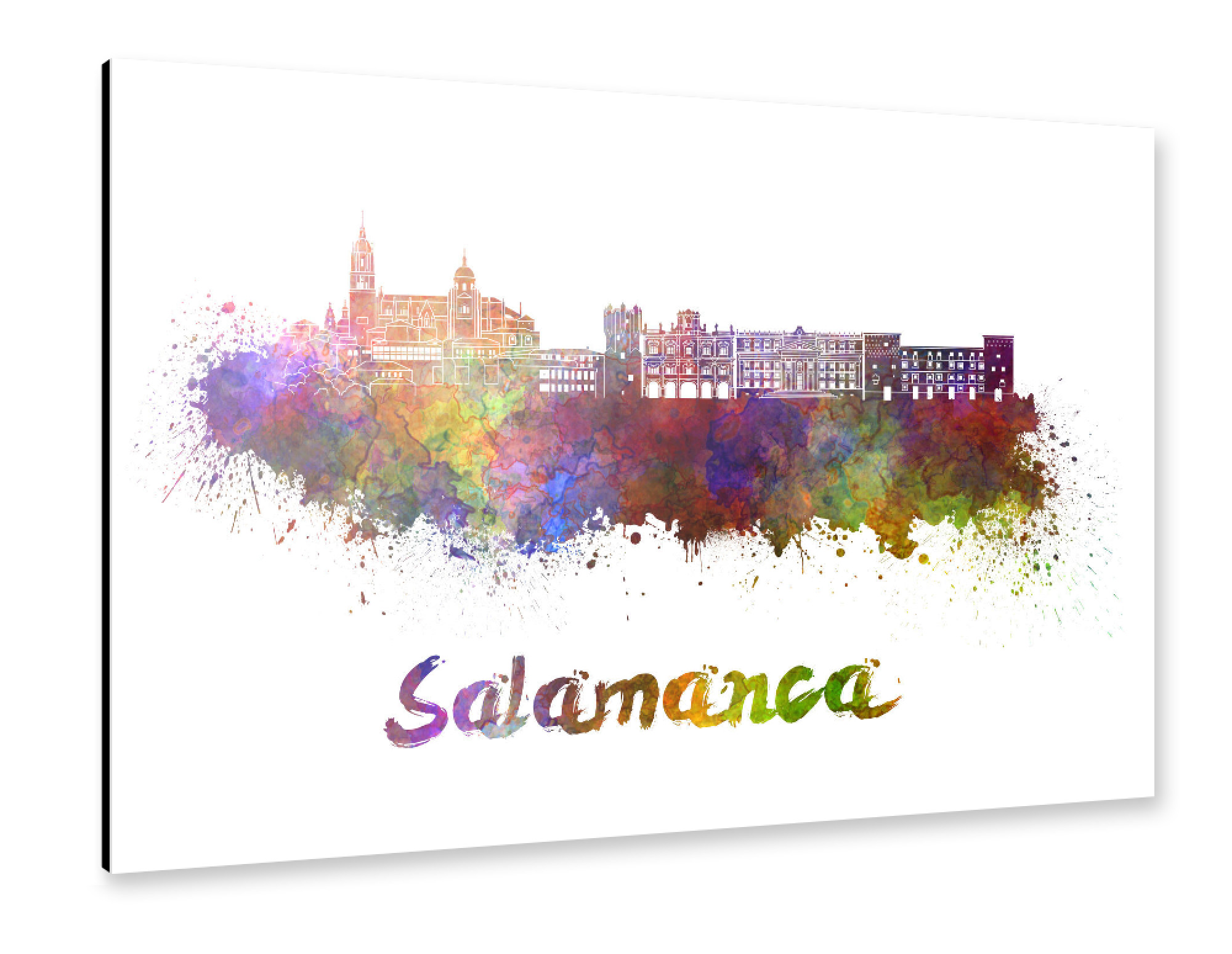 Alu-Dibond "SALAMANCA skyline-p" 30x20 cm artboxONE