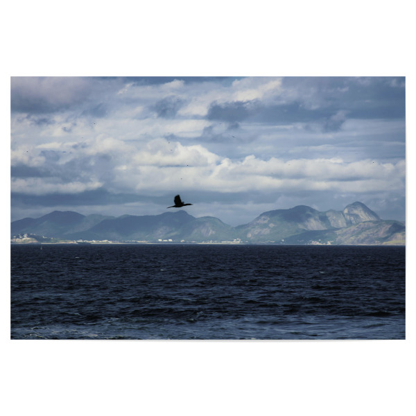 Poster "Guanabara Blue" artboxONE - Natur,Reise,Städte / Rio de Janeiro