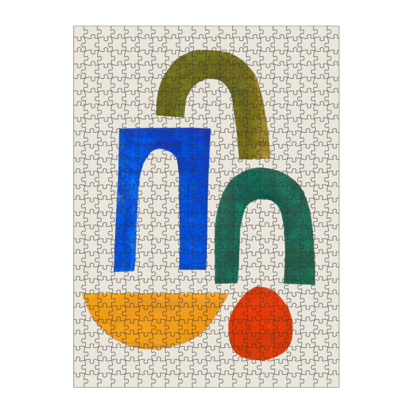 artboxONE Puzzle "Ejaaz Haniff - Childhood" artboxONE - Abstrakt,Geometrie