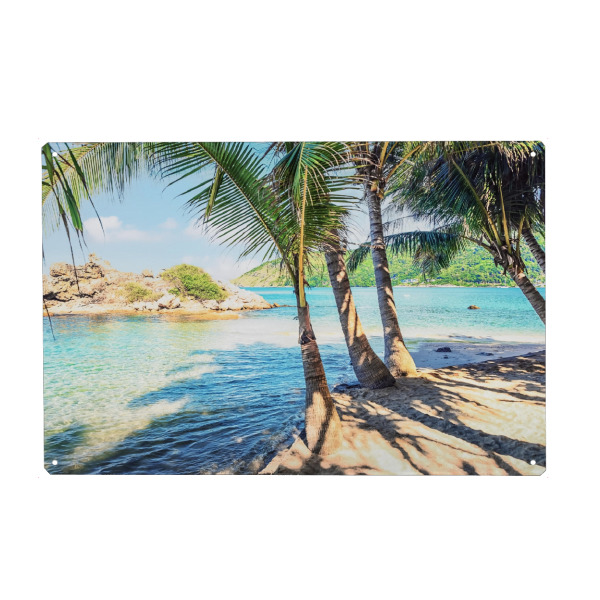 Holzbild "Yanui Beach" artboxONE - Natur,Reise,Reise / Strand und Meer,Reise / Asien,Reise / Länder