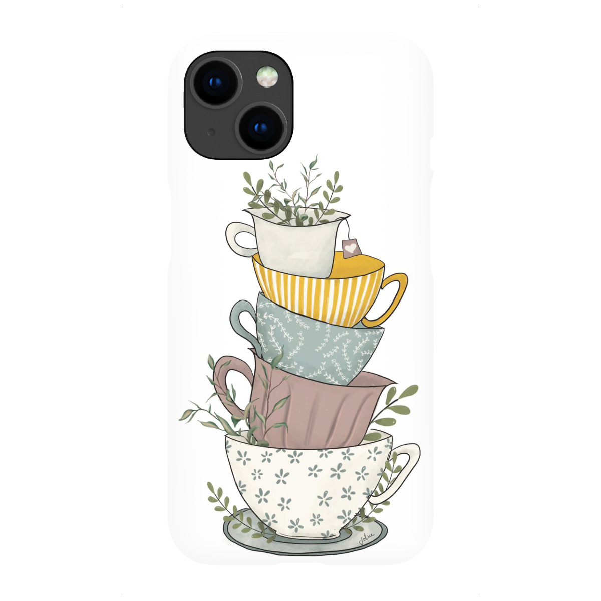"Tassenstapel.jpg"für iPhone - Premium-Case Handyhülle artboxONE