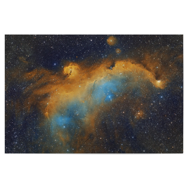 Poster 30x20 cm "Möwennebe" artboxONE - Galaxy - Universum,Astronomy,Space,Astro,Astronomie,Weltallmweltraum,Sterne,Nebel,Deepsky,Stars,Universe