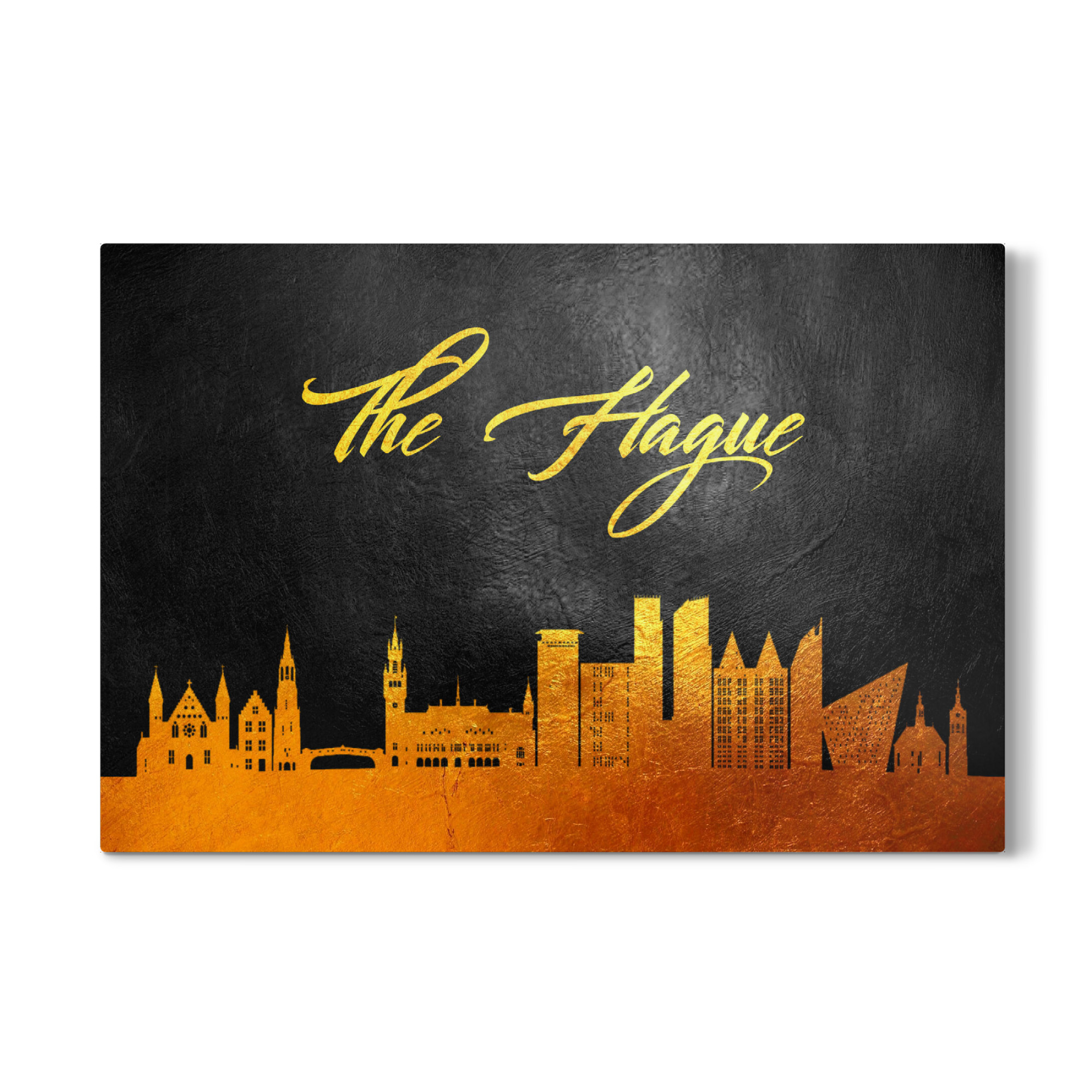 Galerie-Print "The Hague Netherlands Gold" 75x50 cm artboxONE