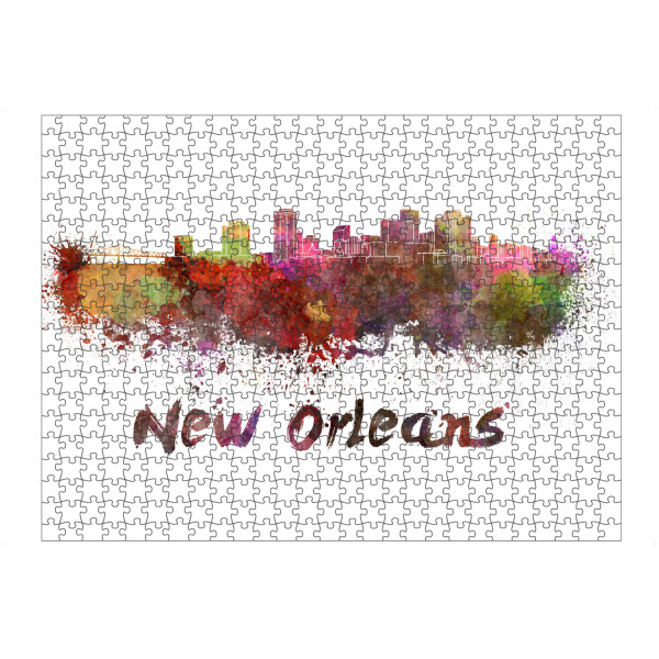Puzzle Ravensburger "NEW ORLEANS skyline-b" artboxONE - Städte,Abstrakt,Architektur