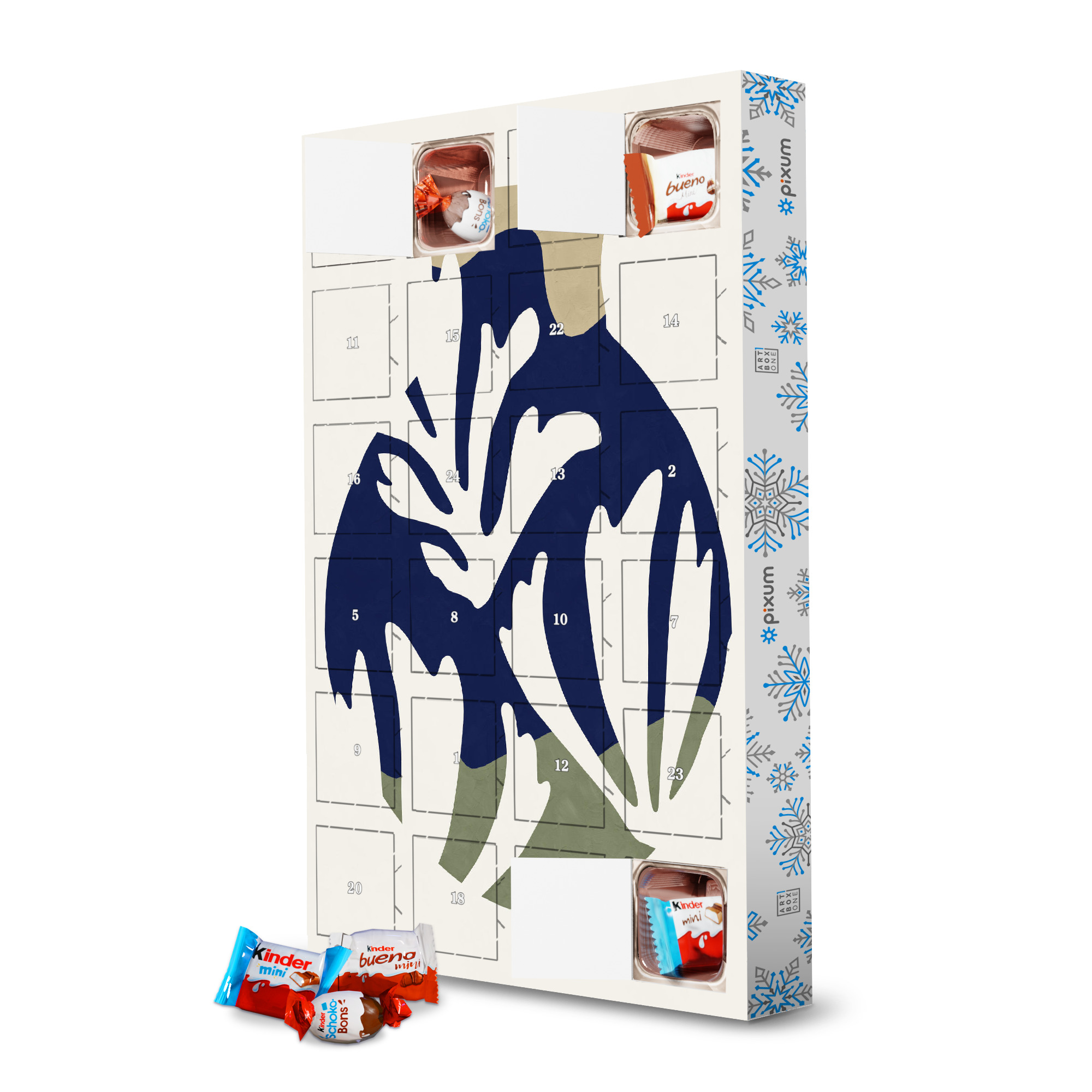 Adventskalender mit Produkten von Kinder Vase Flower artboxONE Adventskalender Floral