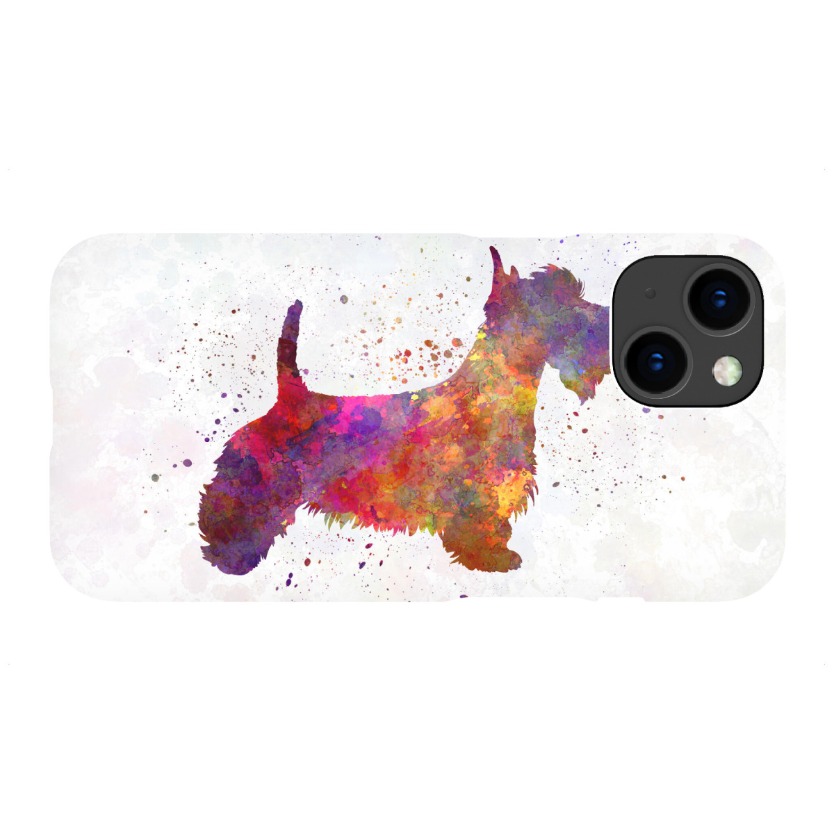 "Scottish Terrier in watercolor"für iPhone - Premium-Case Handyhülle artboxONE