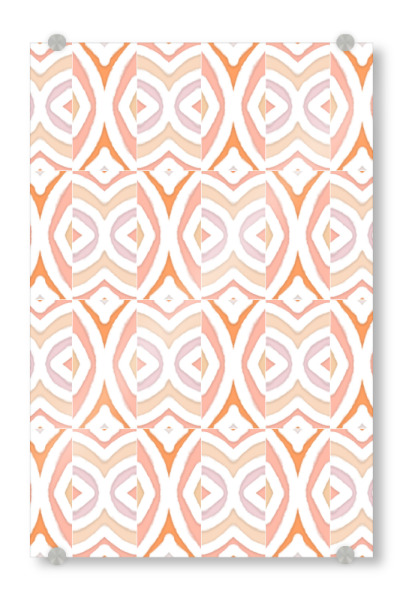 Acrylglasbild "Spring Mixed Pattern Tiles" artboxONE - Abstrakt,Geometrie