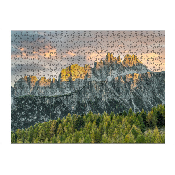 Puzzle Ravensburger "Croda da Lago in den Dolomiten" artboxONE - Natur,Reise,Reise / Länder