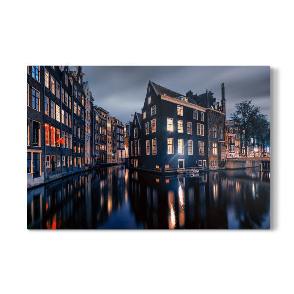 Galerie-Print "Amsterdam By Night" 30x20 cm artboxONE