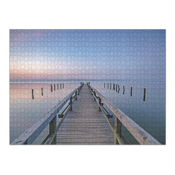 Puzzle Ravensburger "Wintertag am Ratzeburger See" artboxONE - Natur,Reise,Reise / Länder