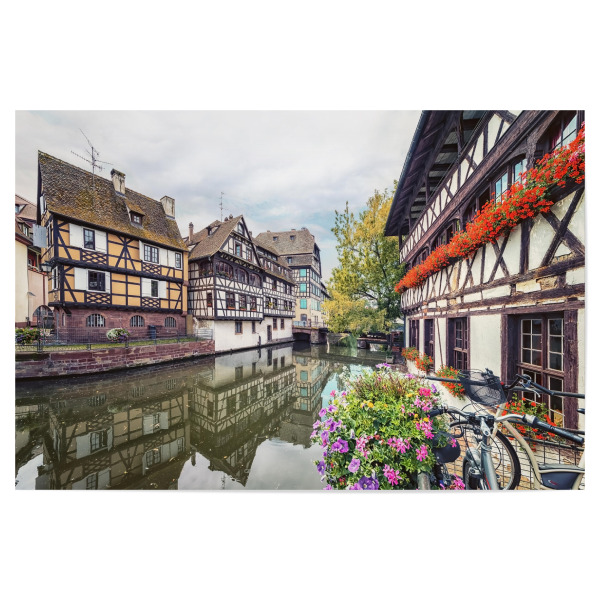 Poster 30x20 cm "Canal in Strasbourg" artboxONE - Städte,Reise,Architektur,Reise / Länder,Städte / Weitere