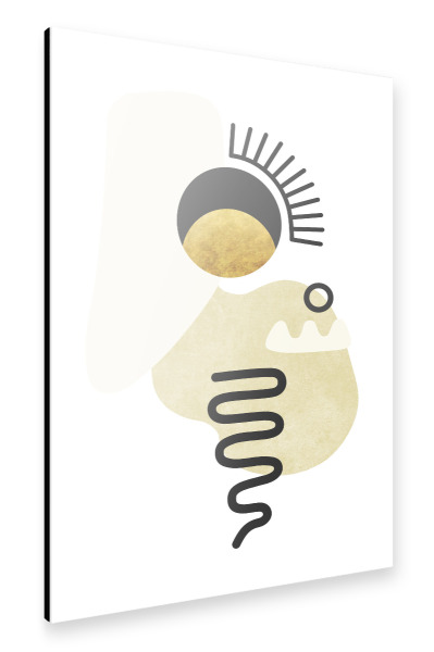 Alu-Dibond "Abstract Still Life Shapes" 30x20 cm artboxONE